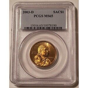 2003 D Native American Sacagawea Dollar MS65 PCGS